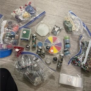 Assorted Bead and Craft Supply Set